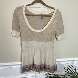 Free People tunic top Medium